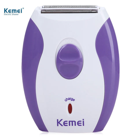 Kemei Rechargeable Women Epilator Electric Shaver Razor Wool Depilador for Face Body Hair Removal Lady Bikini Shaving Machine