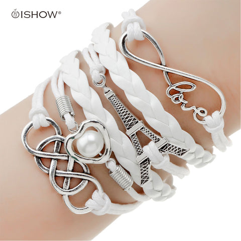 Juegos Del Hambre Vintage Bird Owls Anchor Bracelets Wrap Leather Bracelet Charm bracelets pulseira couro bracelets for women