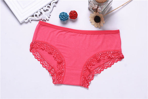 2017 Promotion Time-limited Solid Cotton Rayon None Women's Panties Briefs Underwear Women Invisible Seamless Crotch A201