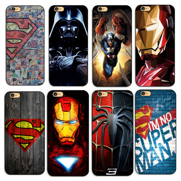 Deadpool/iron Man/ Marvel Avengers KingKong Star Wars  Phone Hard Plastic Case Cover For Apple iPhone 4s/55s/se/5c/7/66s7plus