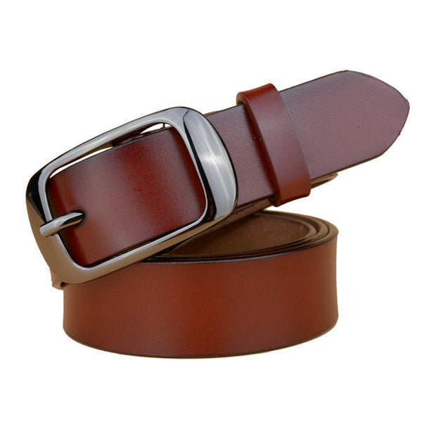 Factory Direct Quality Assurance Best Price New Fashion Cowskin Leather Women Belt Brief  Women Strap Designer Casual Belt