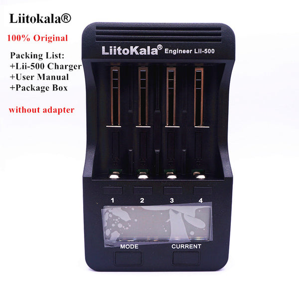 Liitokala Lii500 LCD Display 18650 Battery Charger Lii-500 For 18650/26650/16340/A/AA/AAA/Ni-MH/Ni-Cd Rechargeable Batteries