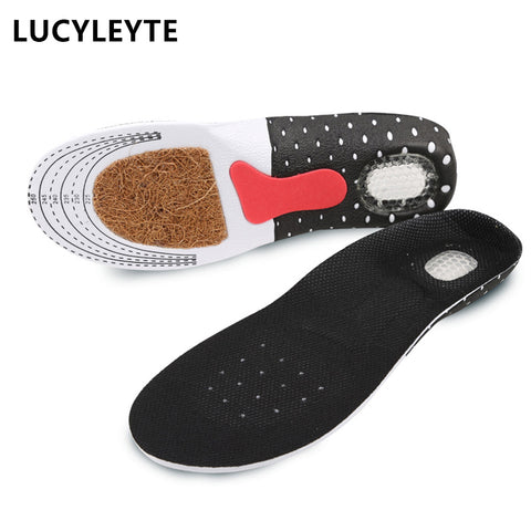 Hot Sale Coconut beard insole Unisex Orthotic Arch Support Sport Shoe Pad Sport Running Gel Insoles Insert Cushion for Men Women