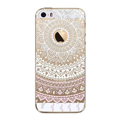 Phone Back Cases For iPhone 5 iPhone 5s SE Ultra Thin Soft TPU Silicon Printed Animals Flower Beauty Girl Back Case Cover