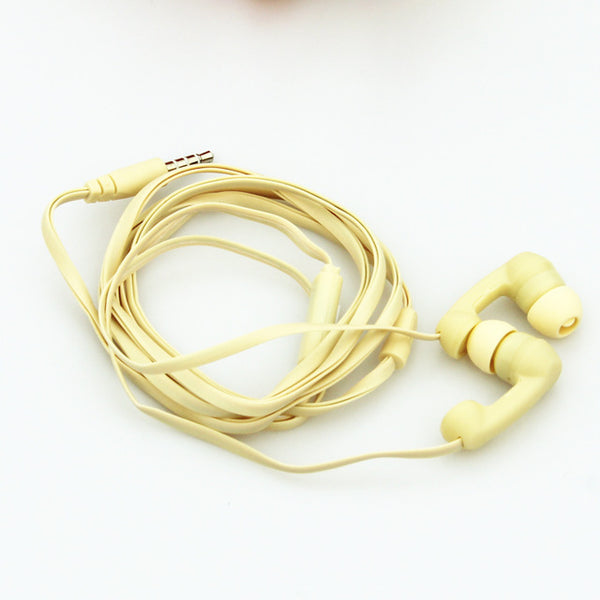 MOONBIFFY Earphone Microphone 3.5MM Stereo Music For iphone Samsung Quality MP3/4 Earphones