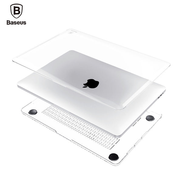 Baseus Laptop Case For Apple New Macbook Pro 13 15 2016 Model A1706 A1707 With Touch Bar Clear Crystal Full Body Cover Case