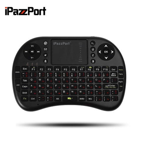 iPazzPort Mini Wireless Keyboard 2.4G with Touchpad Handheld Keyboard for PC Android TV High sensitivity touch drop shipping