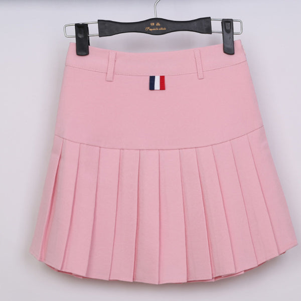 2017 high waist pleated skirts Kawaii Harajuku Skirts women girls lolita a-line sailor skirt Large Size Preppy school uniform