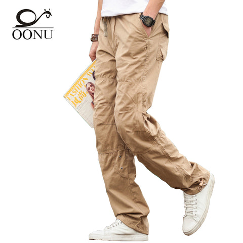 OONU 2017 NEW Summer Thin Men's Cargo Pants Casual Breathable  Baggy  Overalls Trousers For Men Military Camouflage Tactical 501