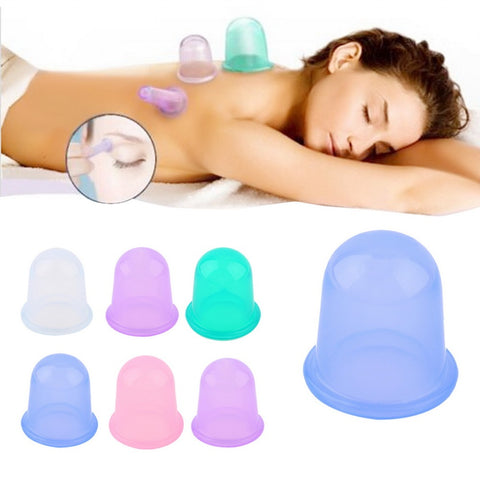 1Pcs Family Body Massage Helper Anti Cellulite Vacuum Silicone Cupping Cups Health Care Relaxation Massager DROP SHIPPING