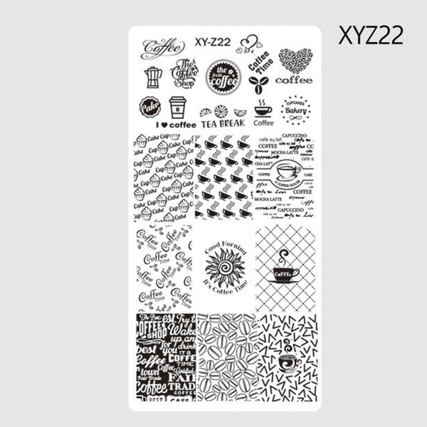 1 Pcs Nail Stamping Plates 2017 New Arrival Lace/Cartoon/Animal/Flowers Patterns Nail Art Decoration Polish Templates SAXYZ01-32