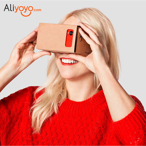 DIY Google Cardboard VR Virtual Reality Box 3D Glasses Viewing Glasses For Samsung Mobile Phone Support Maximum 6.0 inch Screen