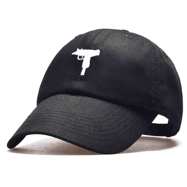 top selling Uzi Gun Baseball Cap US Fashion 2017 Ak47 Snapback Hip hop Cap  Curve visor 6 panel Hat casquette de marque