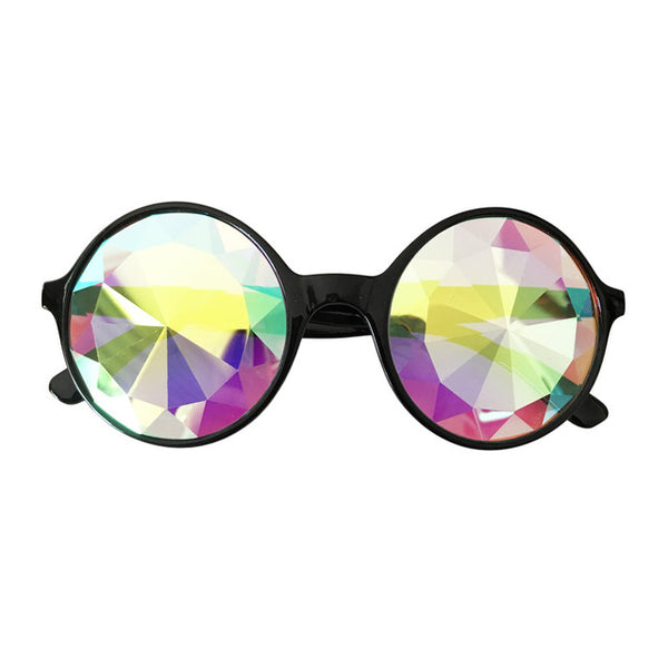 2016 Fashion Retro Round Kaleidoscope Sunglasses Men Women Designer Eyewear Kaleidoscope lens Glasses oculos de sol