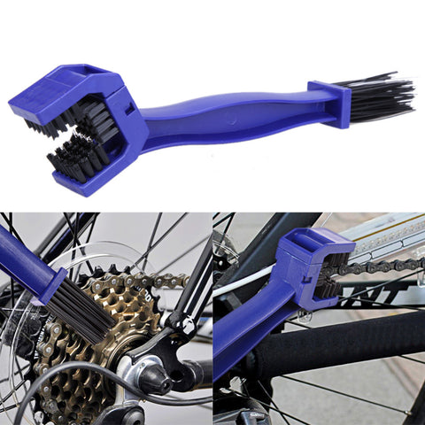 Motorcycle Chain Cleaner Bicycle Cycling Crankset Chain Brush Tool Gear Brush Chain Wheel Flywheel Cleaning Brush