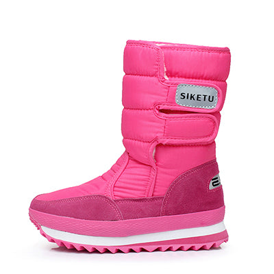 SIKETU 2017 new winter thickening women's shoes snow boots thermal shoes women's boots slip-resistant waterproof boots