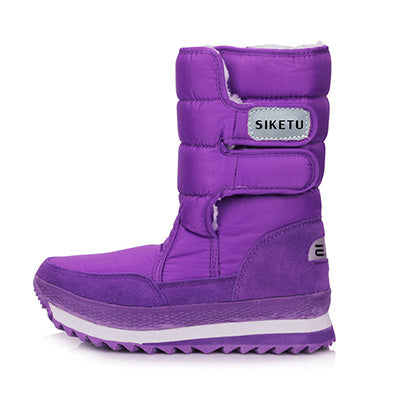 SIKETU 2017 new winter thickening women's shoes snow boots thermal shoes women's boots slip-resistant waterproof boots