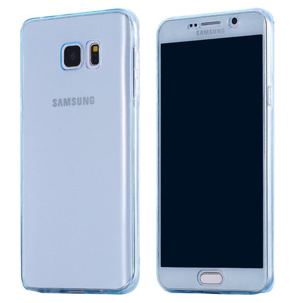 For Samsung Galaxy A3 A5 A7 2016 2017 J1 J2 J3 J5 J7 Prime S8 S7 S6 Edge Plus Grand Prime Soft TPU 360 Full Body Cover Case