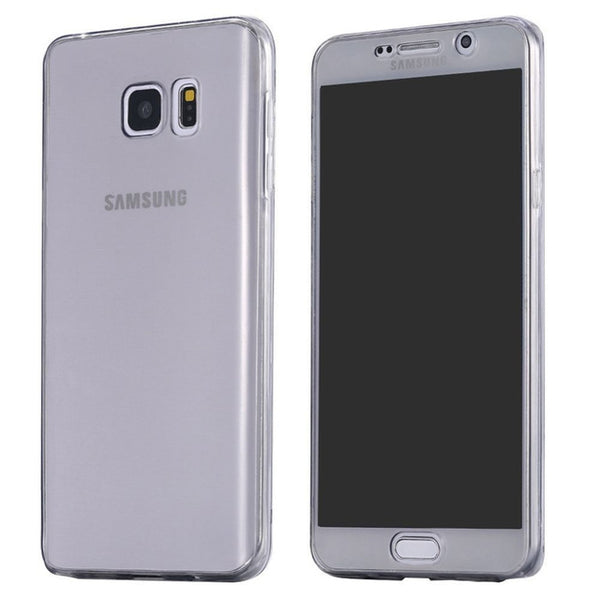 For Samsung Galaxy A3 A5 A7 2016 2017 J1 J2 J3 J5 J7 Prime S8 S7 S6 Edge Plus Grand Prime Soft TPU 360 Full Body Cover Case