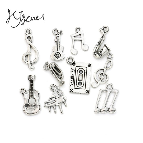 Mixed Tibetan Silver Plated Key Lock Love Charm Pendants for Bracelet Necklace Jewelry Diy Jewelry Making Handmade 10pcs