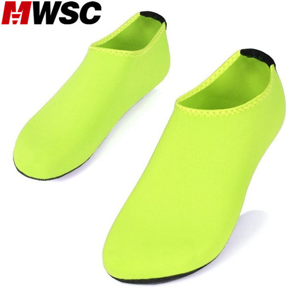 MWSC 2017 Summer New Chaussure Femme Women Water Shoes Slides Aqua Slippers for Beach Slip On Waterpark Sandals Sandalias Mujer