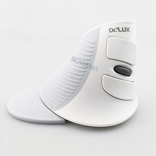 Delux M618 Wireless Ergonomic Vertical Mouse 2.4g 6 Button Mice 1600 DPI Computer USB Optical Mause for PC Laptop Office