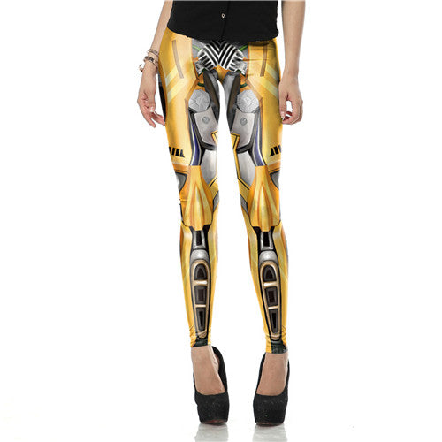 [You're My Secret] Fashion Design Leggings Women Steampunk Star Wars leggin Women High Waist Mechanical Gear 3d Print Cosplay