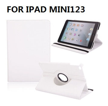 360 Degree Rotating 100% case for iPad mini1 Mini2 Mini3(Assorted colors)
