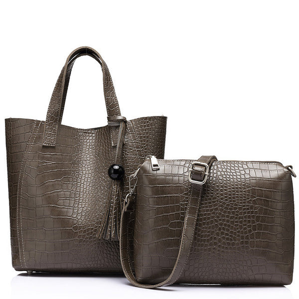 REALER brand  fashion women handbag high quality serpentine women totes ladies vintage shoulder bag