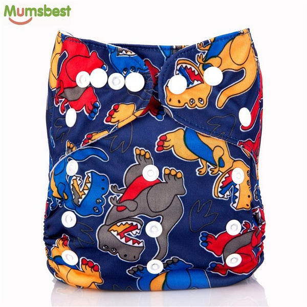 [Mumsbest] 2017 Washable Baby Cloth Diaper Cover Waterproof Cartoon Owl Baby Diapers Reusable Cloth Nappy Suit 0-2years 3-13kg