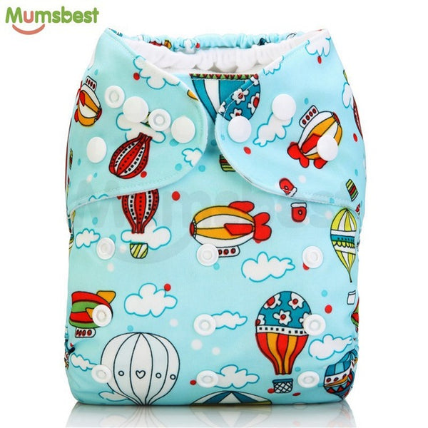 [Mumsbest] 2017 Washable Baby Cloth Diaper Cover Waterproof Cartoon Owl Baby Diapers Reusable Cloth Nappy Suit 0-2years 3-13kg