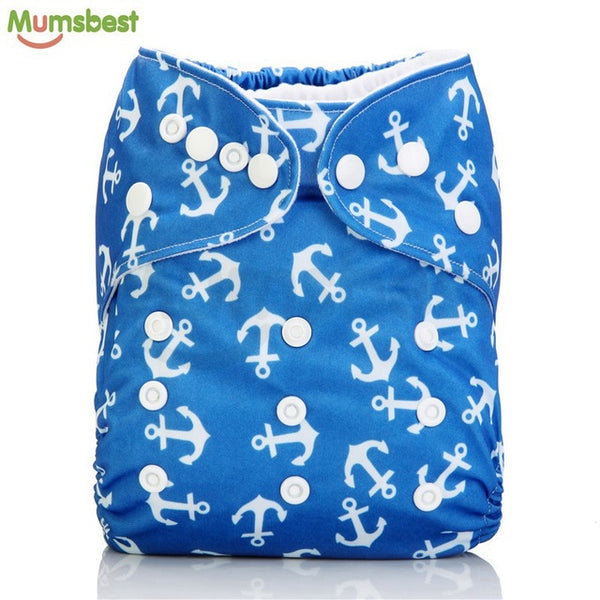 [Mumsbest] 2017 Washable Baby Cloth Diaper Cover Waterproof Cartoon Owl Baby Diapers Reusable Cloth Nappy Suit 0-2years 3-13kg