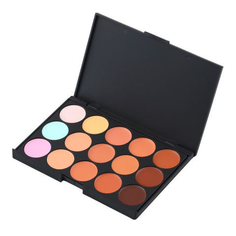 New Makeup 2017 Professional 15 Colors Eye Shadow Contour Palette Facial Camouflage Make Up Eyeshadow Pallete Cosmetics Set