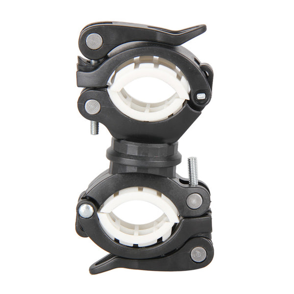 360 Degree Rotation Cycling Bike Bicycle Flashlight Torch Mount LED Head Front Light Holder Clip Bicycle Accessories