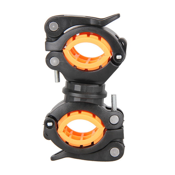 360 Degree Rotation Cycling Bike Bicycle Flashlight Torch Mount LED Head Front Light Holder Clip Bicycle Accessories