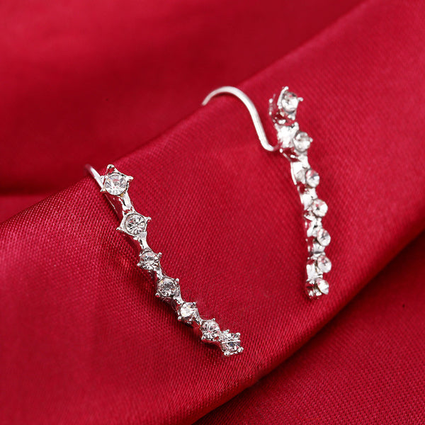 2017 High Quality Austrian Crystal Pending Earrings For Women Long Earring Jewelry Brincos