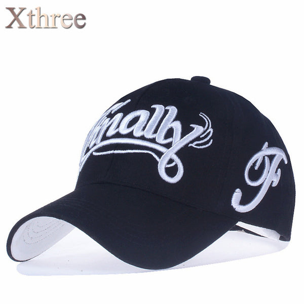 [Xthree]100% cotton baseball cap women casual snapback hat for men casquette homme Letter embroidery gorras