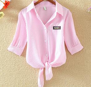 women shirts blouses Striped blouse blusas mujer Korean ladies tops blusas y  Plus Size Clothing 4xl Chemise Femme camisa mujer