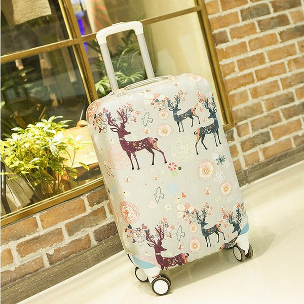 2017 SAFEBET Luggage Cover Independent Cartoon Printing Elasticity Dustproof Trolley Case Travel Accessories