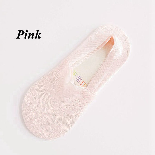 1Pair Women Girls Spring Summer Soft Breathable Cute Lace Flower Short Antiskid Invisible Ankle Comfortable Boat Socks