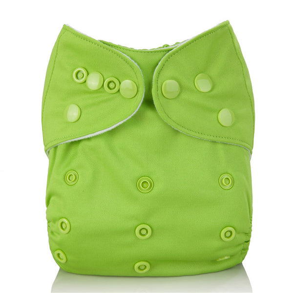 [Mumsbest] Reusable Baby Cloth Diaper washable Solid Color Baby Nappy One Size Adjustable Many Colors Available Cloth Diapers