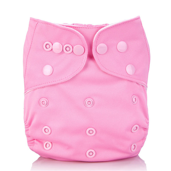 [Mumsbest] Reusable Baby Cloth Diaper washable Solid Color Baby Nappy One Size Adjustable Many Colors Available Cloth Diapers