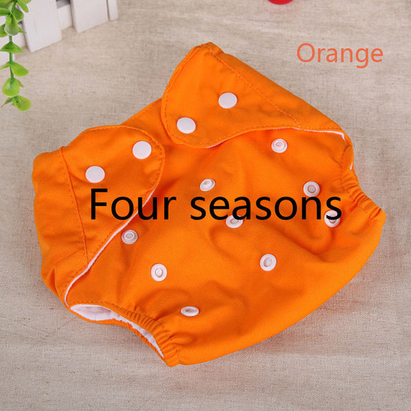 [QianQuHui] 0-3 Years Old Baby Reusable Nappies 7 Colors  Adjustable Washable Breathable Cloth Diapers Cover Training Shorts