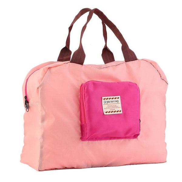 Multifunctional Folding Travel Bags Waterproof Shopping Reusable Pouch Tote Handbag Large Capacity Portable Luggage Bag
