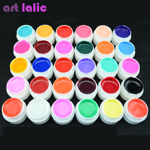 1 Pc 4ml High Quality Pure Colors UV Gel Nail Manicure for LED UV Lamp Gel Solid Color Nail Art Gel Varnish