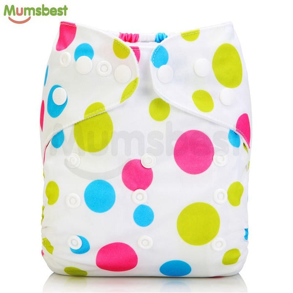 [Mumsbest] New Baby Washable Cloth Diaper Cover Cartoon Animal Adjustable Nappy Reusable Cloth Diapers Available 0-2years 3-13kg