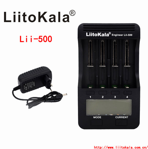 Liitokala lii-500 LCD 3.7V/1.2V AA/AAA 18650/26650/16340/14500/10440/18500 Battery Charger with screen lii500