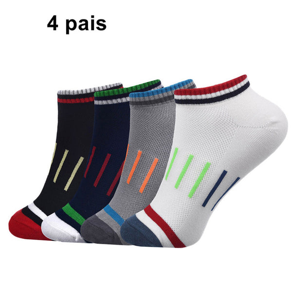 JUMEAUX EU 35-45 High Quality Men Socks Cotton Bamboo Fiber Classic Breathable Mesh Mountain Socks Men 2017 Hot 4-5 Pairs/Set