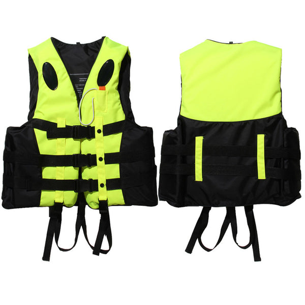 Polyester Adult Life Jacket Universal Swimming Boating Ski Drifting Vest With Whistle Prevention S-XXXL Sizes