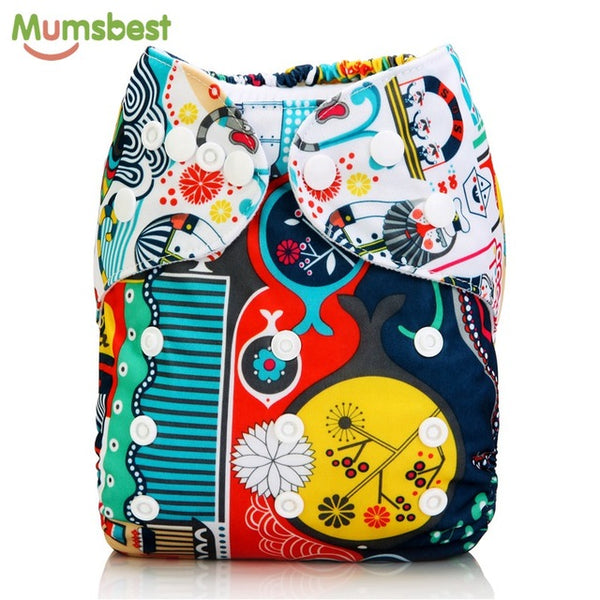 [Mumsbest] Baby One Size Adjustable Cloth Diapers Cover Reusable washable waterproof & breathable Nappy Cover